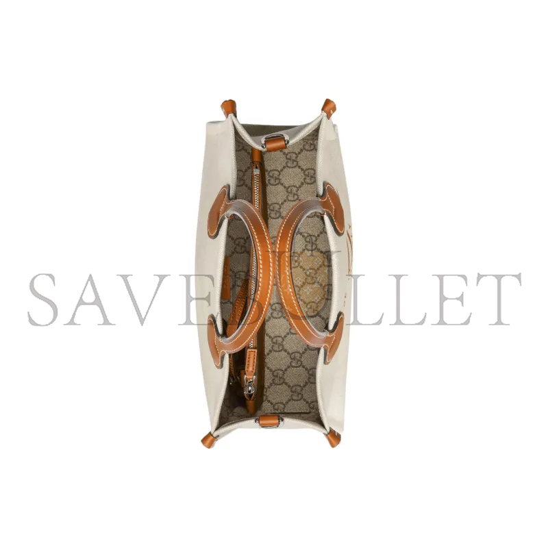 GUCCI PRINTED MINI TOTE BAG 772144 FACUL 8451 (28*19.5*12cm)